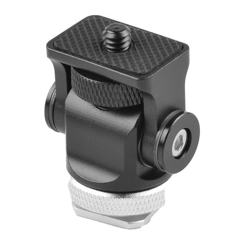 VELEDGE V1 Camera Mount Adapter for Mini Monitor Mic Fill Light Adjustable Metal Gimbal 360 Degree Rotating VELEDGE V1 Camera Mount Adapter for Mini Monitor Mic Fill Light Adjustable Metal Gimbal 360 Degree Rotating